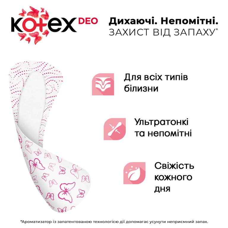 Щоденні прокладки Kotex Ultraslim 56 шт. (5029053548302/5029053548074) - фото 4