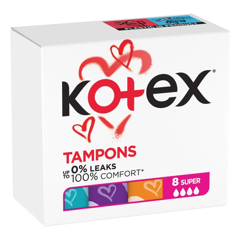 Тампони Kotex Super 8 шт. (5029053534541) - фото 2