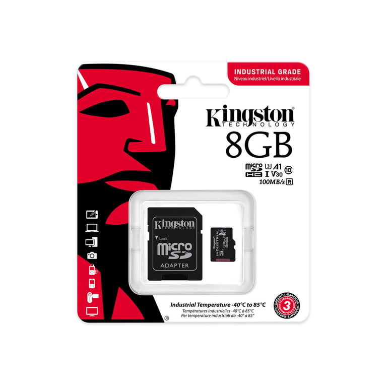 Карта пам'яті Kingston 8GB microSDHC class 10 UHS-I V30 A1 (SDCIT2/8GB) - фото 3