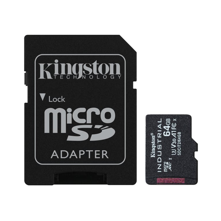 Карта пам'яті Kingston 64GB microSDXC class 10 UHS-I V30 A1 (SDCIT2/64GB) - фото 1