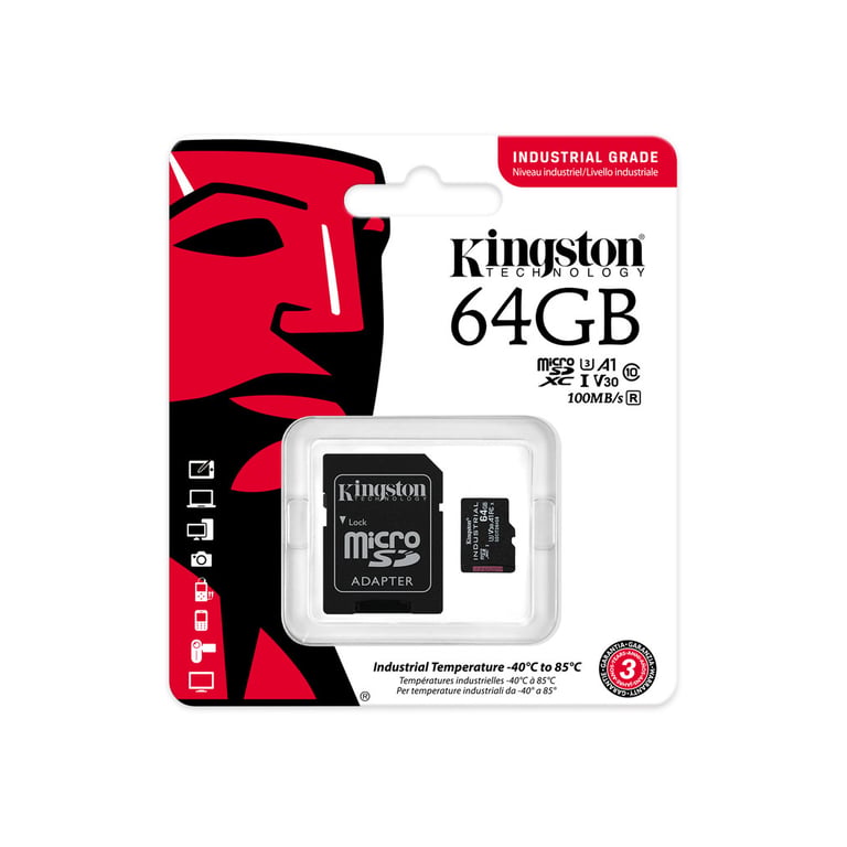 Карта пам'яті Kingston 64GB microSDXC class 10 UHS-I V30 A1 (SDCIT2/64GB) - фото 3