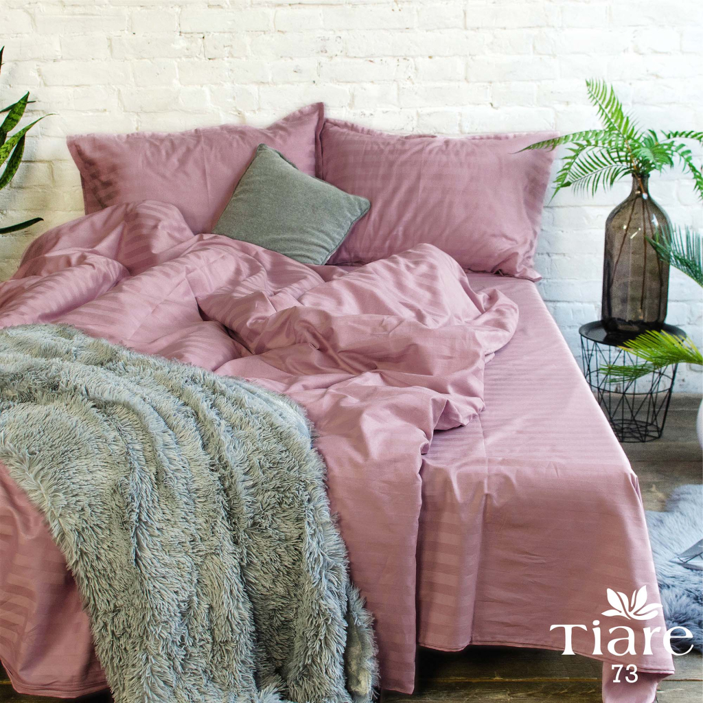 Постільна білизна Tiare 73 Сатин Страйп Цветной сімейний (73_Stripe_sm) - фото 1