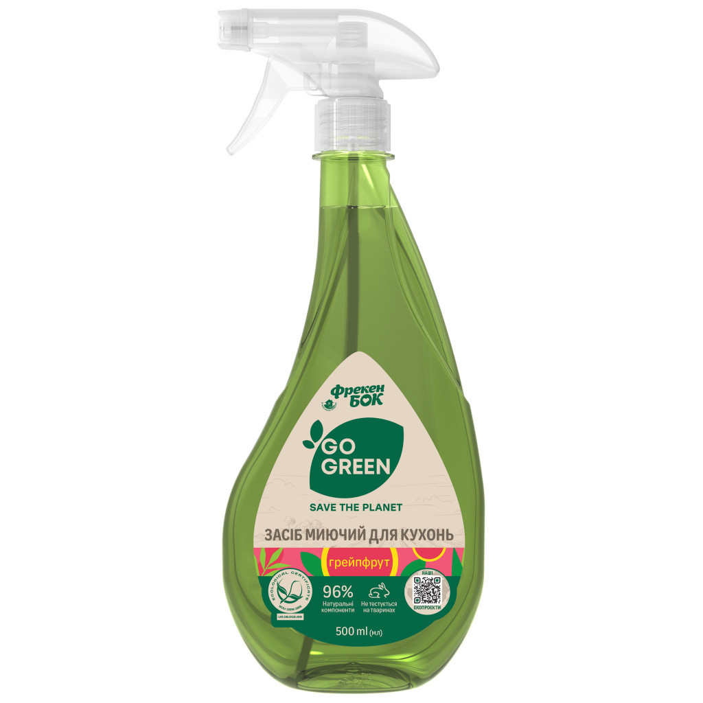 Спрей для чищення кухні Фрекен БОК Грейпфрут 500 мл (4823071624694) Спрей для чищення кухні Фрекен БОК Грейпфрут 500 мл (4823071624694)
