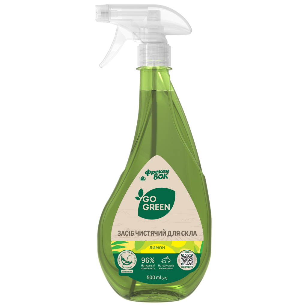 Засіб для миття скла Фрекен БОК Лимон з розпилювачем 500 мл (4823071624656) Засіб для миття скла Фрекен БОК Лимон з розпилювачем 500 мл (4823071624656)