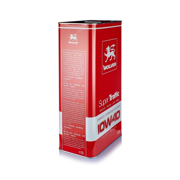 Моторна олива Wolver Super Traffic 10W-40 5л (4260360942501) - фото 3