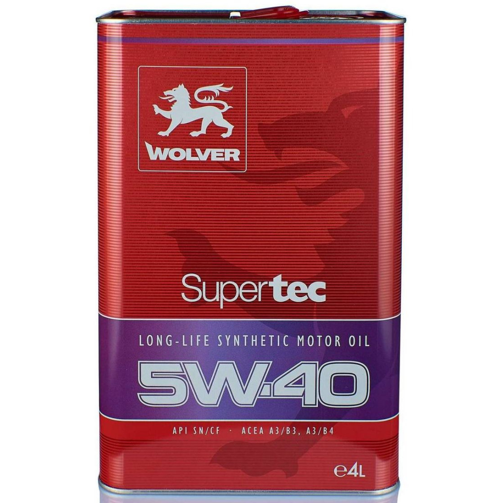 Моторна олива Wolver Supertec 5W-40 4л (4260360940019) Моторна олива Wolver Supertec 5W-40 4л (4260360940019)