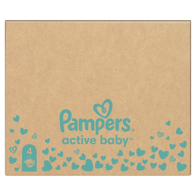 Підгузки Pampers Active Baby Maxi Розмір 4 (9-14 кг), 180 шт. (8006540032725) - фото 2
