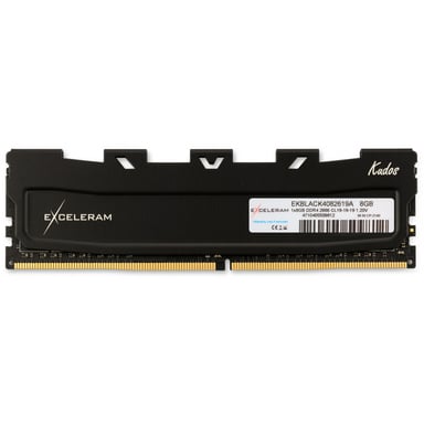 Модуль пам%27яті для комп%27ютера DDR4 8GB 2666 MHz Black Kudos eXceleram (EKBLACK4082619A)