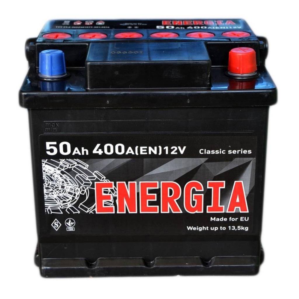 Акумулятор автомобільний ENERGIA 50Аh (000022385) - фото 1