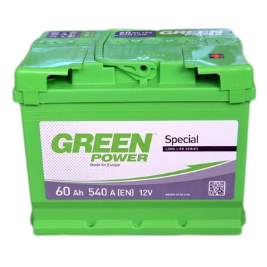 Акумулятор автомобільний GREEN POWER 60Аh (000022358) - фото 1