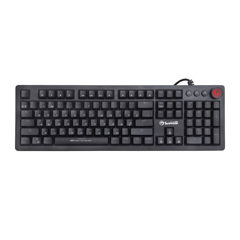Клавіатура Marvo KG917 Multi-LED Mechanical Blue Switch - фото 2