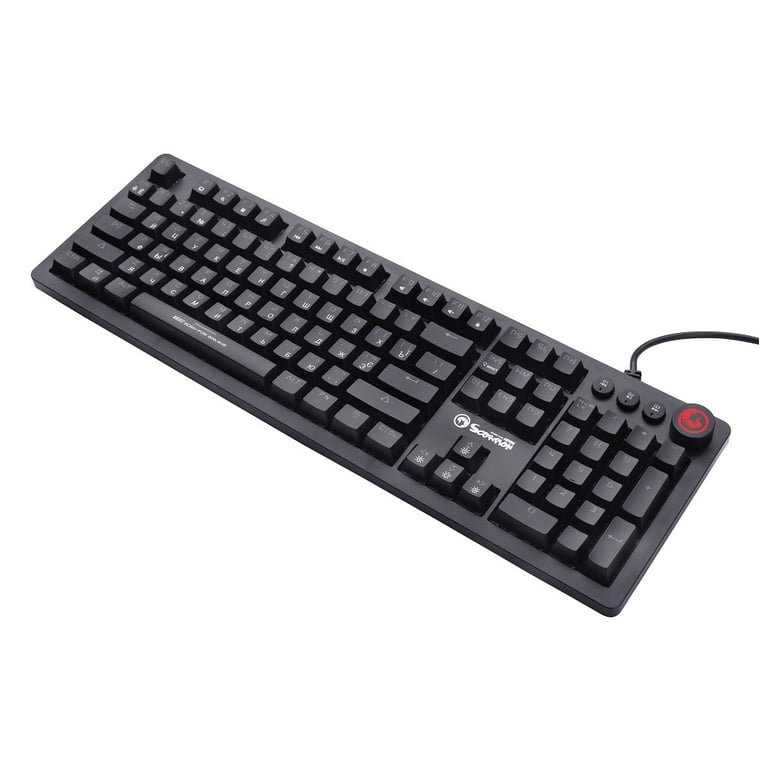 Клавіатура Marvo KG917 Multi-LED Mechanical Blue Switch - фото 3