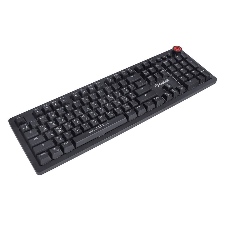 Клавіатура Marvo KG917 Multi-LED Mechanical Blue Switch - фото 4