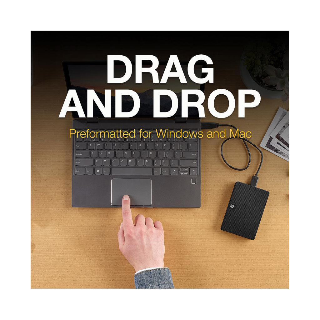 Зовнішній жорсткий диск 2.5" 1TB Expansion Portable Seagate (STKM1000400) - фото 4 Зовнішній жорсткий диск 2.5" 1TB Expansion Portable Seagate (STKM1000400) - фото 4