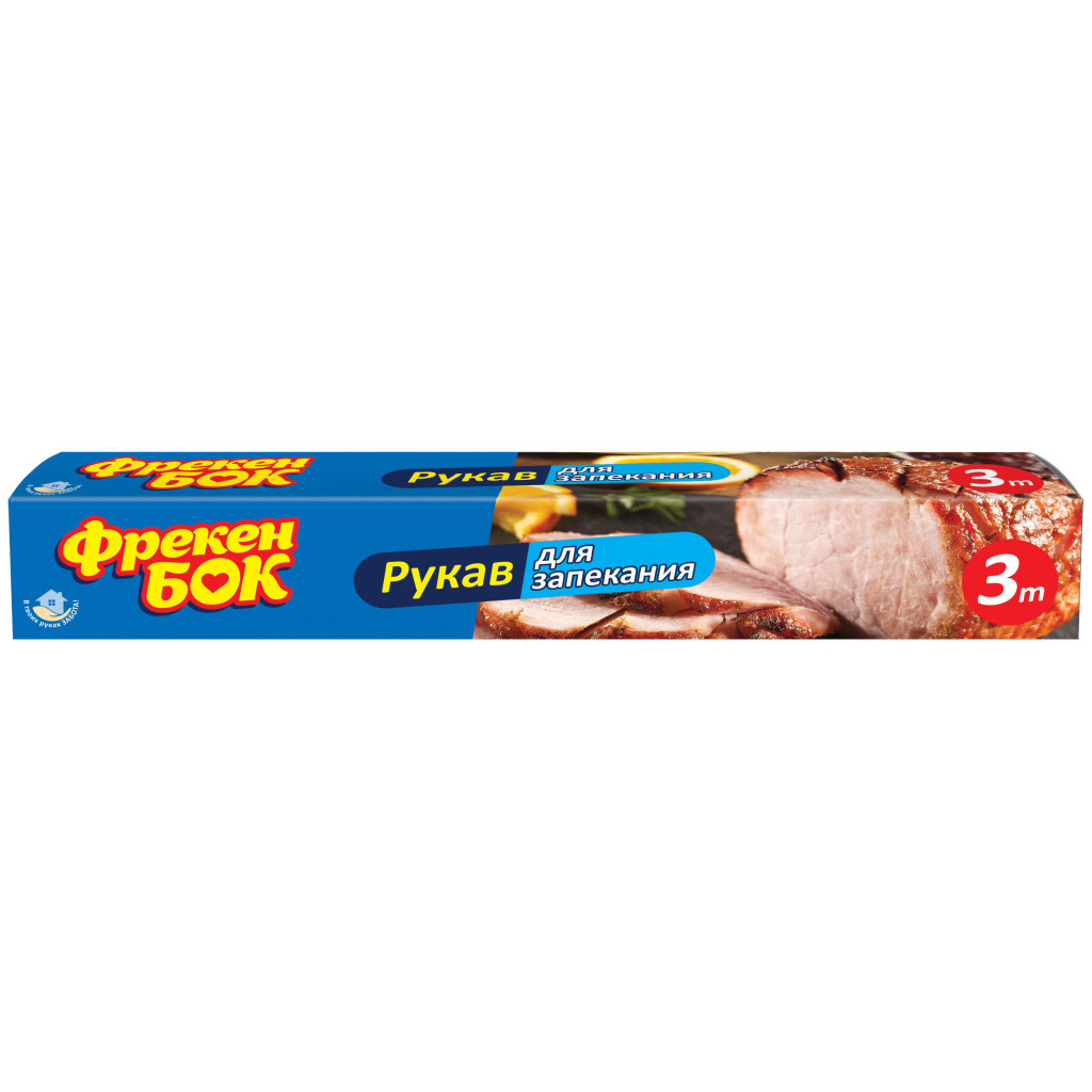 Рукав для запікання Фрекен БОК 3 м (4820048483025) - фото 1 Рукав для запікання Фрекен БОК 3 м (4820048483025) - фото 1