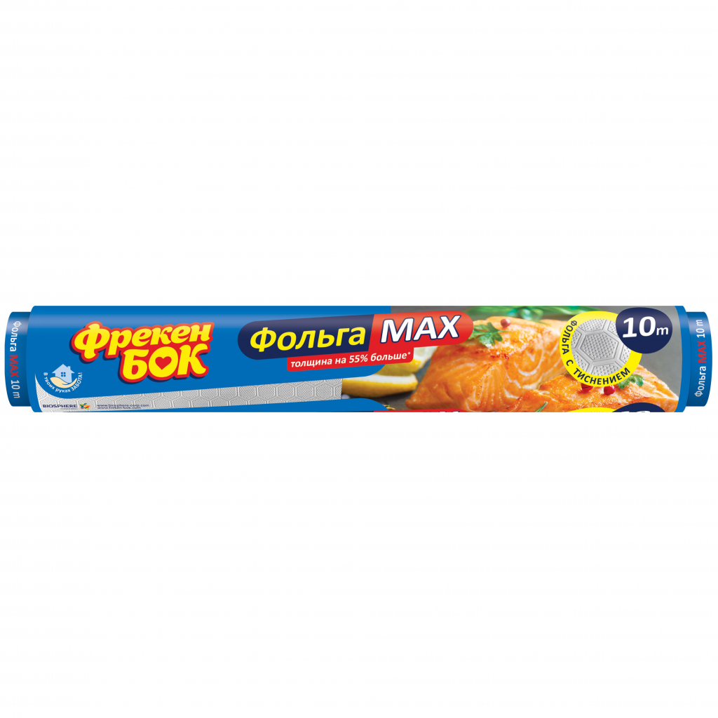 Фольга алюмінієва Фрекен БОК MAX 10 м (4820048481106) Фольга алюмінієва Фрекен БОК MAX 10 м (4820048481106)