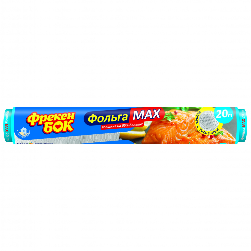 Фольга алюмінієва Фрекен БОК MAX 20 м (4820048481113) Фольга алюмінієва Фрекен БОК MAX 20 м (4820048481113)