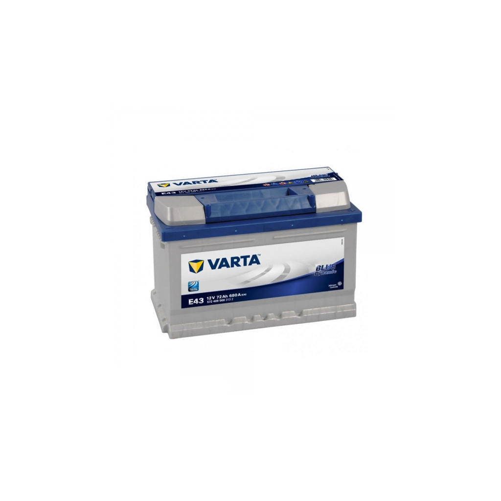 Акумулятор автомобільний Varta Blue Dynamic 72Аh (-/+) (572409068) Акумулятор автомобільний Varta Blue Dynamic 72Аh (-/+) (572409068)