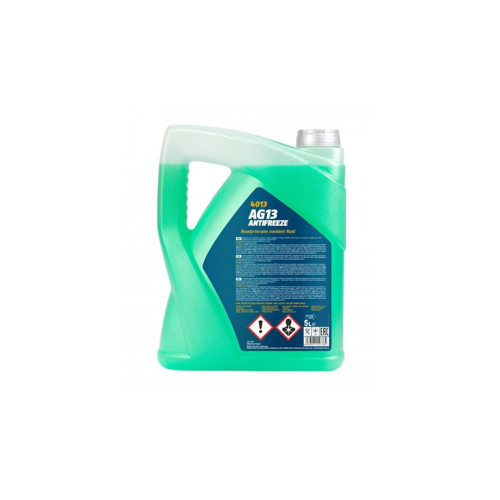 Антифриз Mannol AG 13 (-40) Hightec зел, 5л (MN4013-5) - фото 2 Антифриз Mannol AG 13 (-40) Hightec зел, 5л (MN4013-5) - фото 2