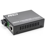 Медіаконвертер RCI 1G, 20km, SC, RJ45, Tx 1550nm standart size metal case (RCI502W-GE-20-B) - фото 2