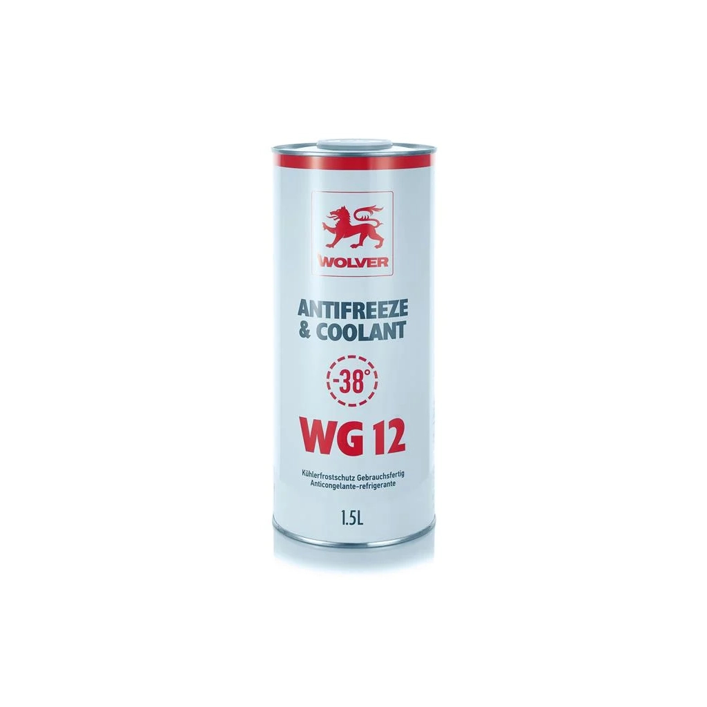 Антифриз Wolver WG12+ червоний 1,5л - фото 1