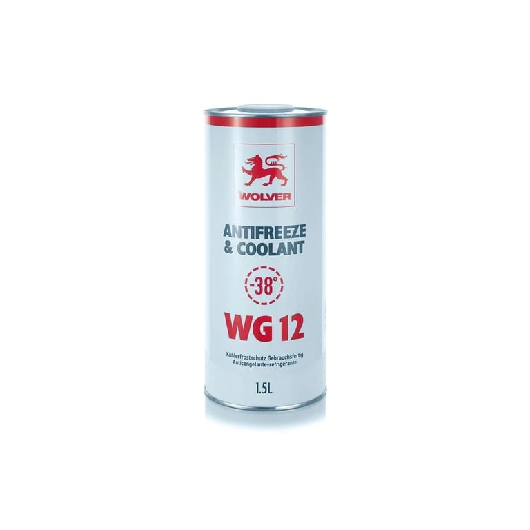 Антифриз Wolver WG12+ червоний 1,5л