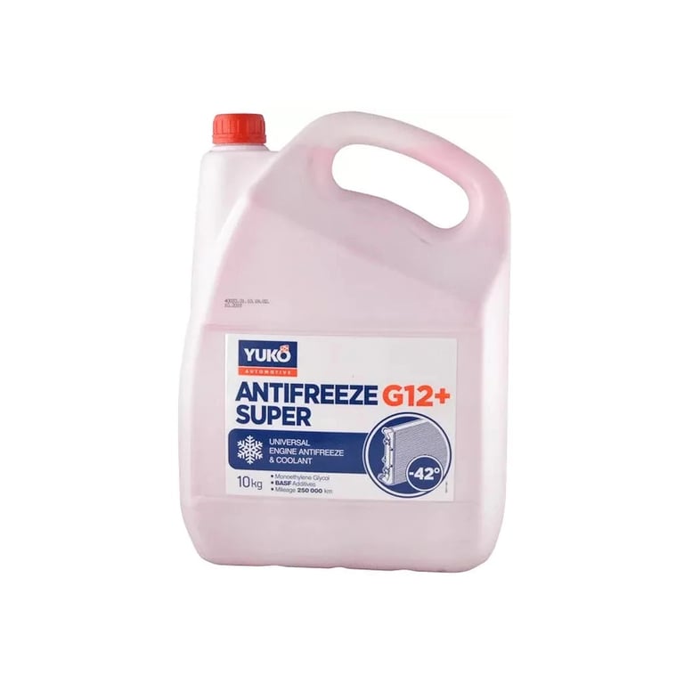 Антифриз Yuko -40 Super G12+ червоний 9л (10 кг.) (4820070248234) - фото 1