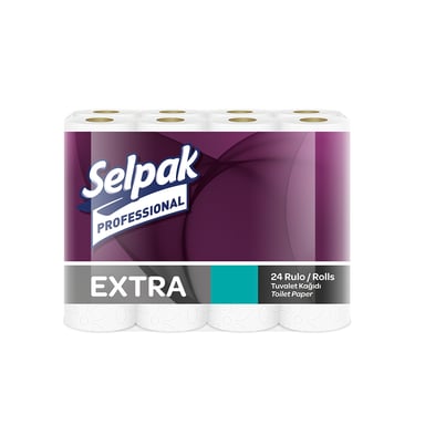 Туалетний папір Selpak Professional Extra двошаровий 22.3 м 24 рулони (8690530783621) - фото 1