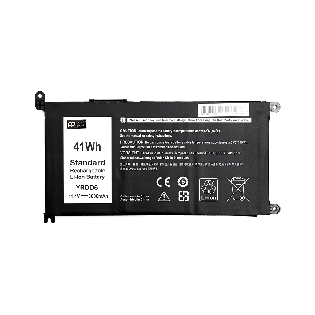 Акумулятор до ноутбука DELL Latitude 3310 (YRDD6) 11.4V 3600mAh PowerPlant (NB441563) - фото 1 Акумулятор до ноутбука DELL Latitude 3310 (YRDD6) 11.4V 3600mAh PowerPlant (NB441563) - фото 1