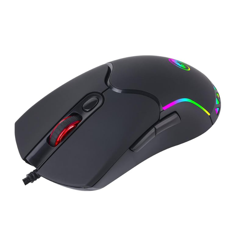 Мишка Marvo M359 RGB-LED USB Black (M359) - фото 2