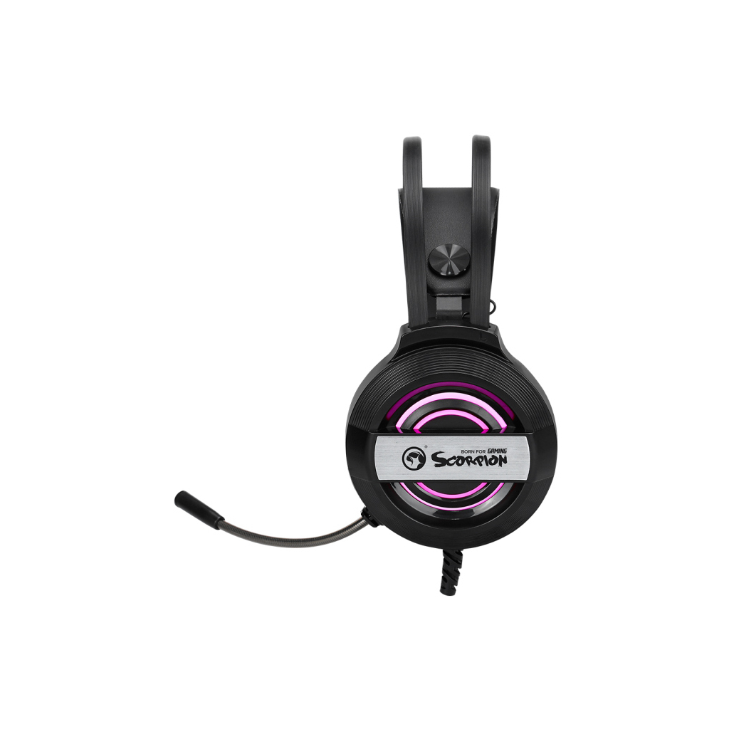 Навушники Marvo HG8902 Multi-LED Black (HG8902) - фото 3 Навушники Marvo HG8902 Multi-LED Black (HG8902) - фото 3