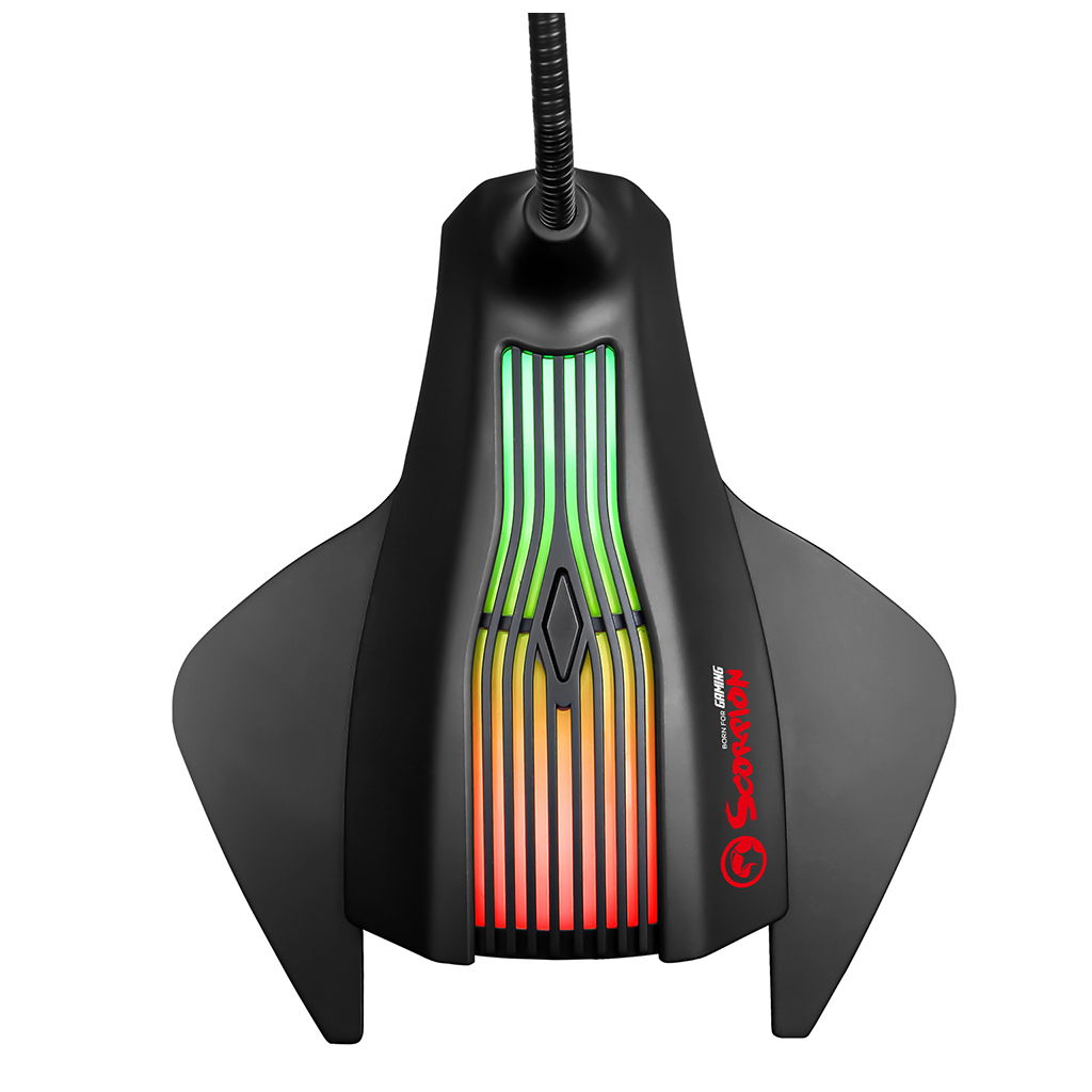 Мікрофон Marvo MIC-01 Multi-LED USB Black (MIC-01) - фото 3 Мікрофон Marvo MIC-01 Multi-LED USB Black (MIC-01) - фото 3