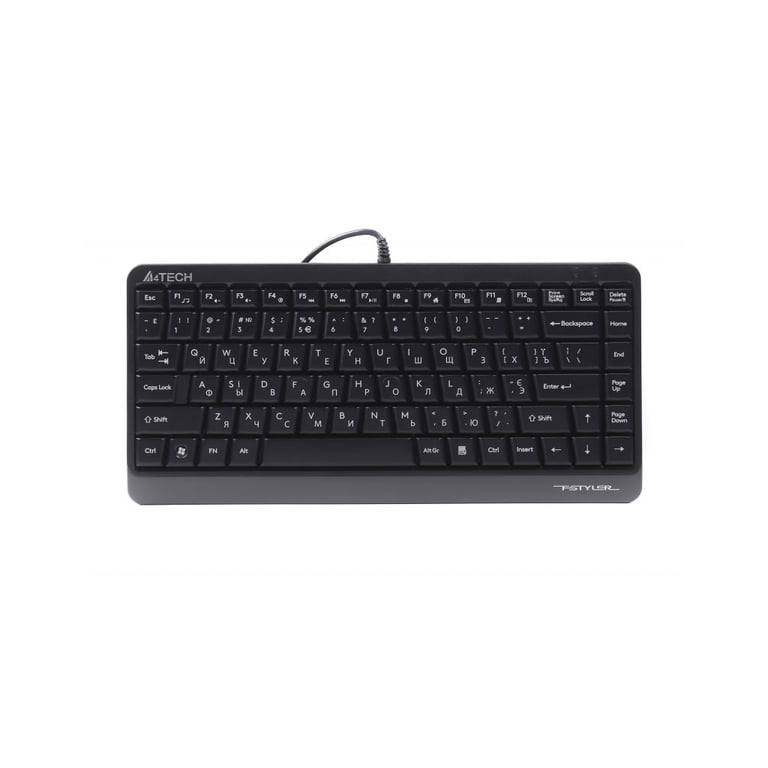 Клавіатура A4Tech FKS11 USB Grey - фото 1