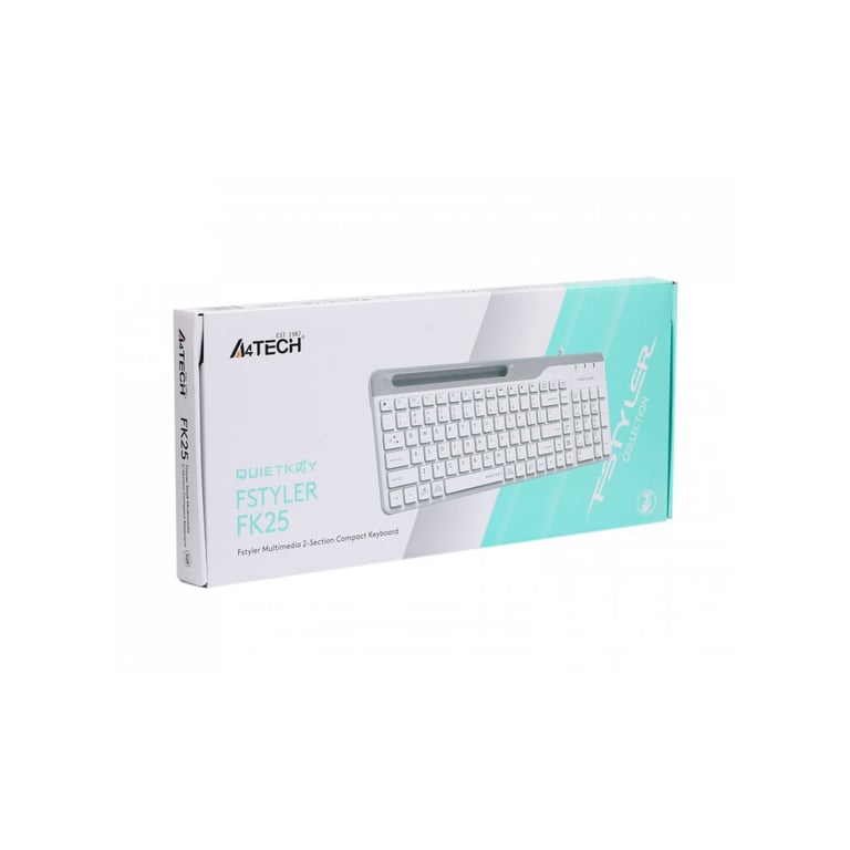 Клавіатура A4Tech FK25 USB White (4711421959896) - фото 5