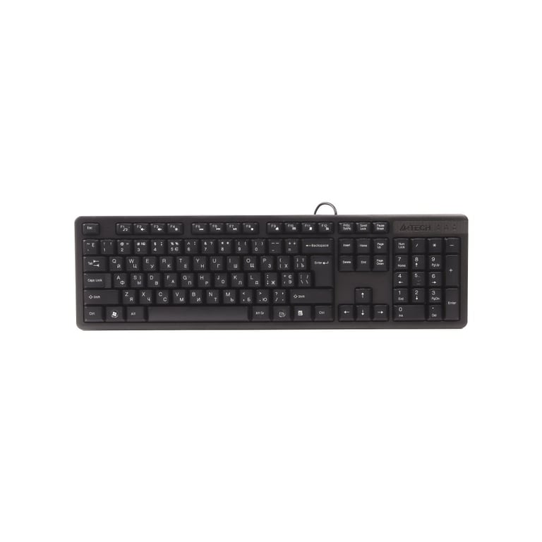 Клавіатура A4Tech KK-3 USB Black - фото 1