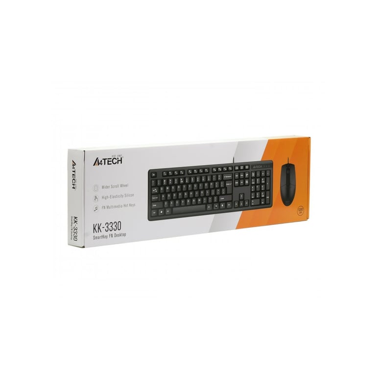 Комплект A4Tech KK-3330 USB Black (4711421961851) - фото 9