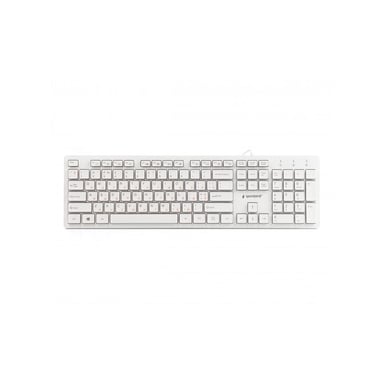 Клавіатура Gembird KB-MCH-03-W-UA USB White (KB-MCH-03-W-UA) - фото 1
