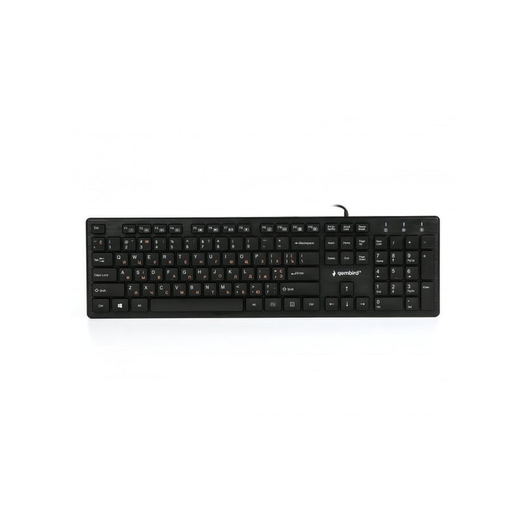 Клавіатура Gembird KB-MCH-03-UA USB Black (KB-MCH-03-UA) - фото 1