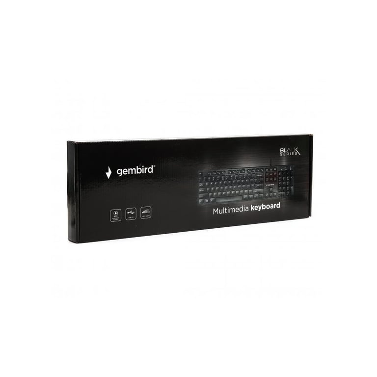 Клавіатура Gembird KB-MCH-03-UA USB Black (KB-MCH-03-UA) - фото 3