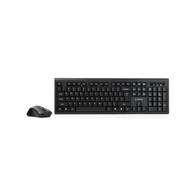 Комплект Gembird KBS-WM-03-UA Wireless Black (KBS-WM-03-UA) - фото 2
