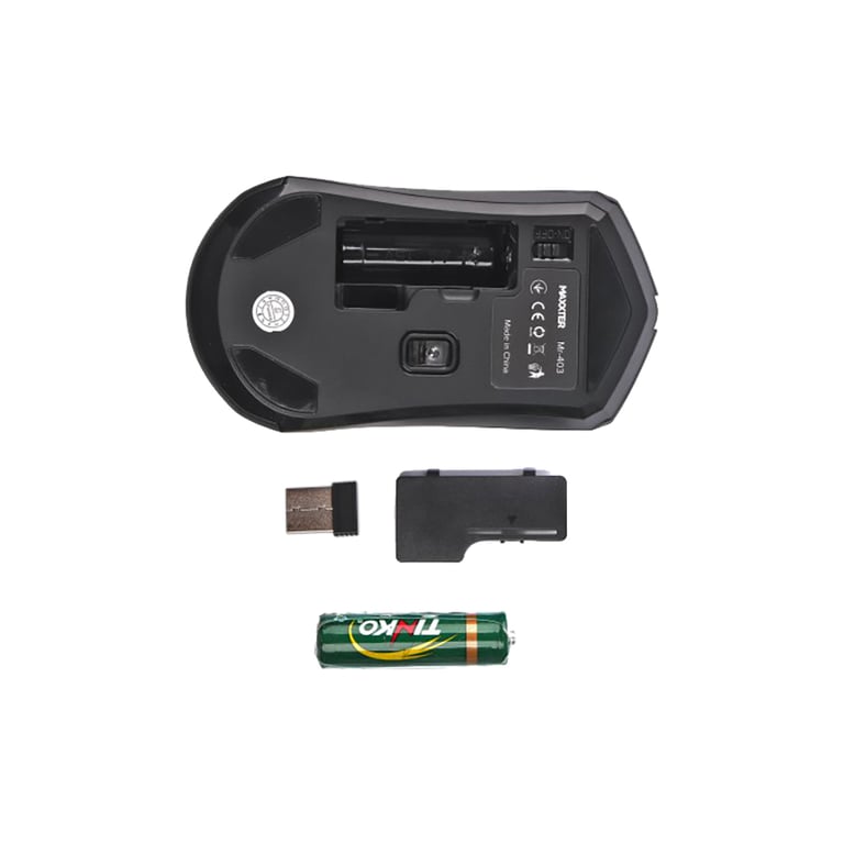 Мишка Maxxter Mr-403 Wireless Black (Mr-403) - фото 4