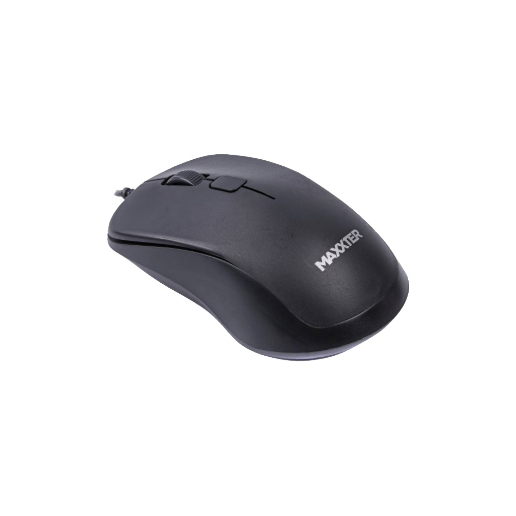 Мишка Maxxter Mc-3B01 USB Black (Mc-3B01) - фото 1