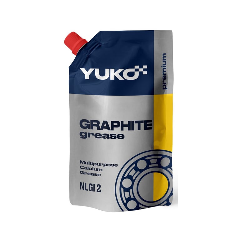 Мастило автомобільне Yuko графітне дой-пак зі штуцером, 375г (4820070241471)
