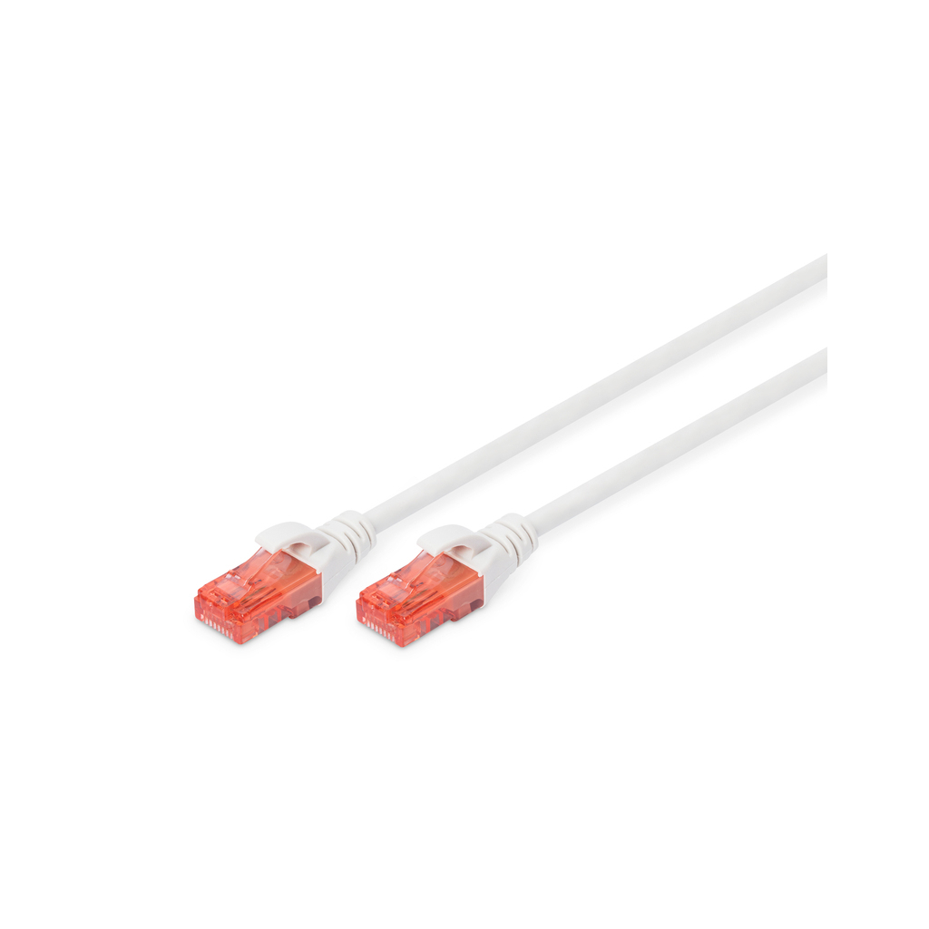 Патч-корд 5м, CAT 6 UTP, AWG 26/7, Cu, LSZH, white Digitus (DK-1617-050/WH) - фото 1 Патч-корд 5м, CAT 6 UTP, AWG 26/7, Cu, LSZH, white Digitus (DK-1617-050/WH) - фото 1