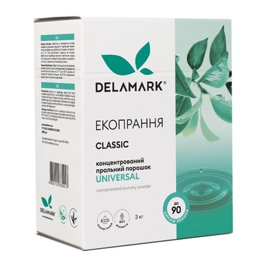 Пральний порошок DeLaMark Universal 3 кг (4820152330017) - фото 1
