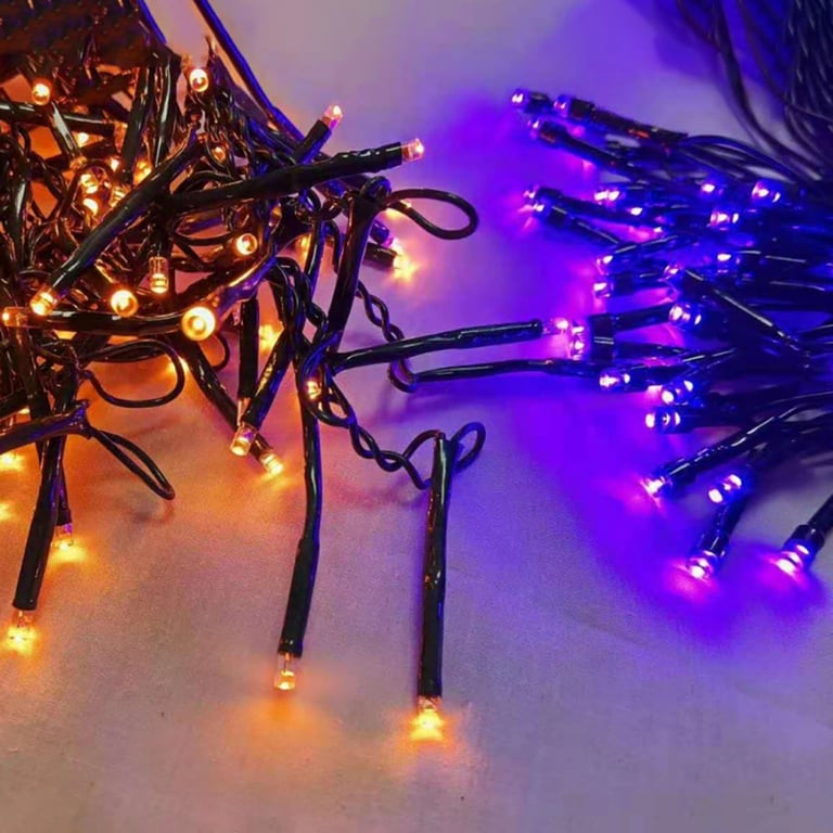 Гірлянда YES! Fun 100 LED, помаранч.+фіолет. 5м, 8 режимів (801178) - фото 2