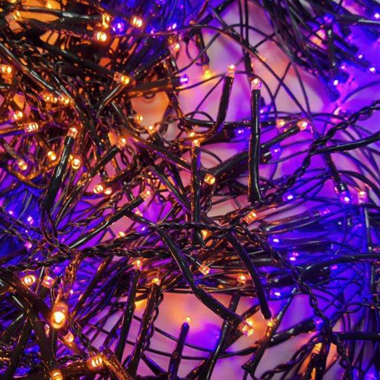 Гірлянда YES! Fun 100 LED, помаранч.+фіолет. 5м, 8 режимів (801178) - фото 3