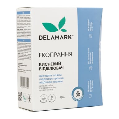 Відбілювач DeLaMark 3 в 1 кисневий 750 г (4820152330321) - фото 1