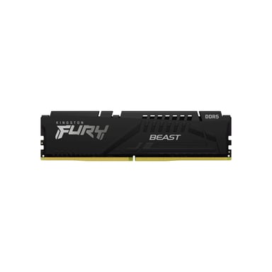 Модуль пам'яті для комп'ютера DDR5 16GB 5200 MHz Beast Black Kingston Fury (ex.HyperX) (KF552C40BB-16) - фото 1