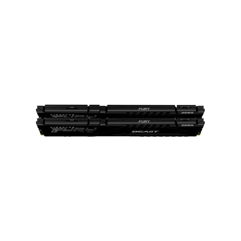 Модуль пам'яті для комп'ютера DDR5 32GB (2x16GB) 5200 MHz Beast Black Kingston Fury (ex.HyperX) (KF552C40BBK2-32) - фото 3